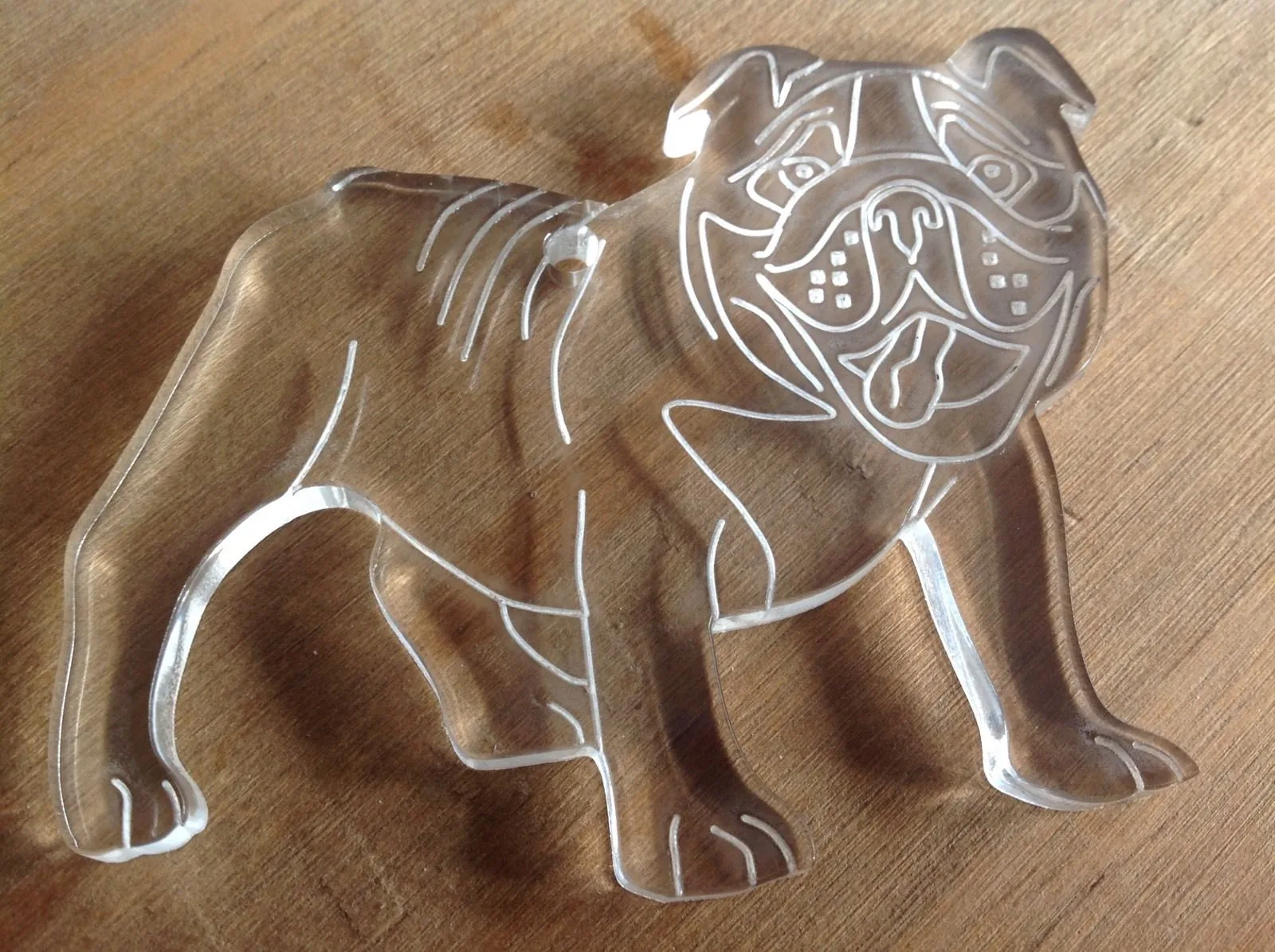 BULLDOG KEYRING WITH FREE TROLLEY KEY-440